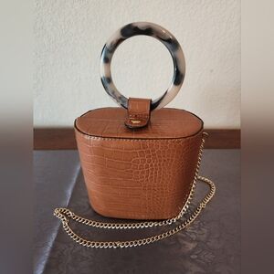 Gaze Crocodile Grab Bag by Topshop